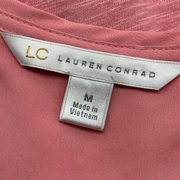 Lauren Conrad Blush Tan w/ Embroidery & Pleating - Picture 5 of 7